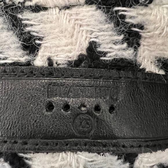 NEW Blank NYC Black White Checkered Your Own Beat Jacket Coat Size X-Small - Picture 9 of 14